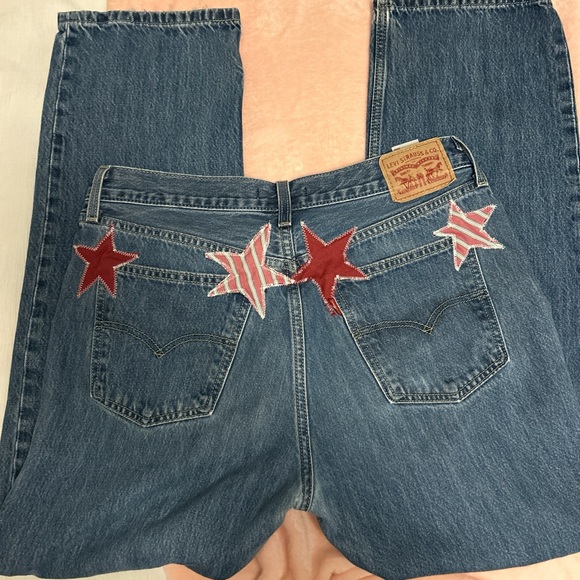 Handmade Patchwork Levi’s - Picture 2 of 3
